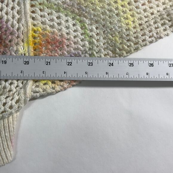 Klaas Jonkman X Pilcro Anthropologie S Open Stich Crew Neck Floral Pullover Boho - Picture 9 of 11